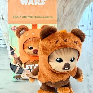 COSBI Disney Ewoks Plush Keychain - Orange and Brown